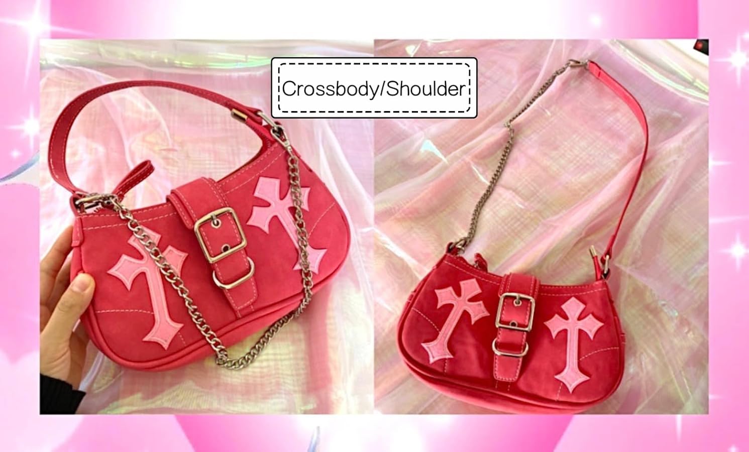 バッグ grunge City shoulder bag Pink midium grunge City shoulder bag Pink midium - メルカリ